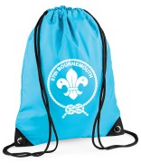 Blue PE Bag Mock Up Front